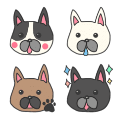 [LINE絵文字] フレブルちゃん絵文字★犬の画像