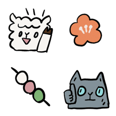 [LINE絵文字] Alpacacaca and cattの画像