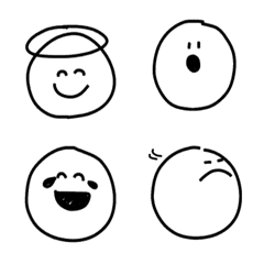 [LINE絵文字] 動く雑ゆるシンプルの画像