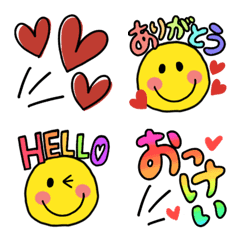 カラフルニコちゃん★の絵文字メイン画像