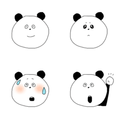 [LINE絵文字] 感情豊かなパンダの画像