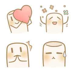 [LINE絵文字] Sweety marshmallow Emojiの画像