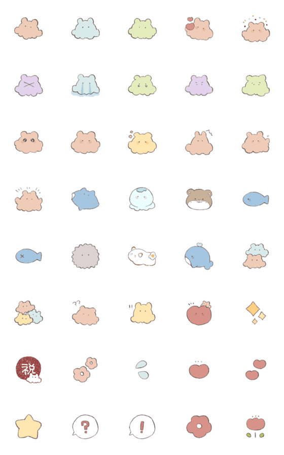 [LINE絵文字]からふるめんだこの画像一覧