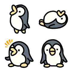 [LINE絵文字] ▶︎動く！ペンギンの絵文字の画像