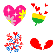 ♡♡動く！♡♡LOVEハート大好き絵文字♡♡の絵文字メイン画像