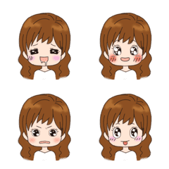 [LINE絵文字] Cute Jannieの画像