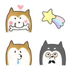 [LINE絵文字] 柴犬わんこのかわいい絵文字の画像