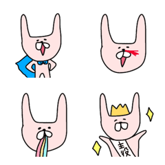 [LINE絵文字] ゆるーーい うさぎさんの画像