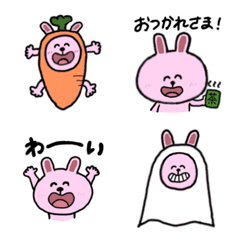 [LINE絵文字] さっさんのうさぎ絵文字3の画像