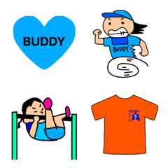 [LINE絵文字] LINE emoji BUDDY by ETの画像