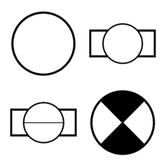 [LINE絵文字] 電気図記号 2の画像