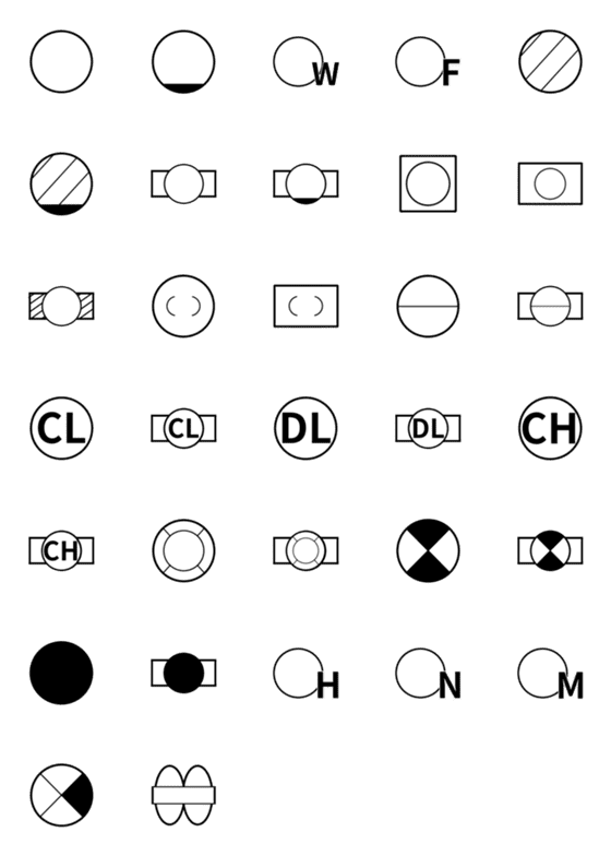 [LINE絵文字]電気図記号 2の画像一覧