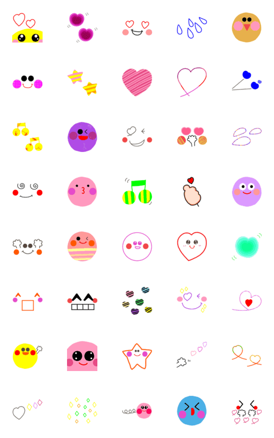 [LINE絵文字]気持ち伝わる◎毎日絵文字3の画像一覧