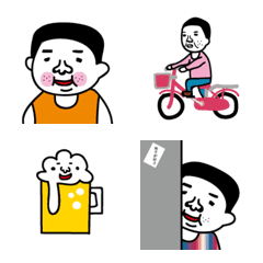 [LINE絵文字] 男性の日常の画像