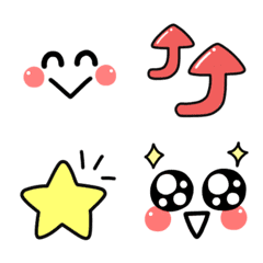 [LINE絵文字] シンプル☆使える絵文字2の画像