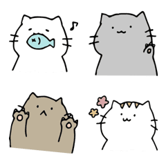 [LINE絵文字] ねこさんの仲間たちの画像