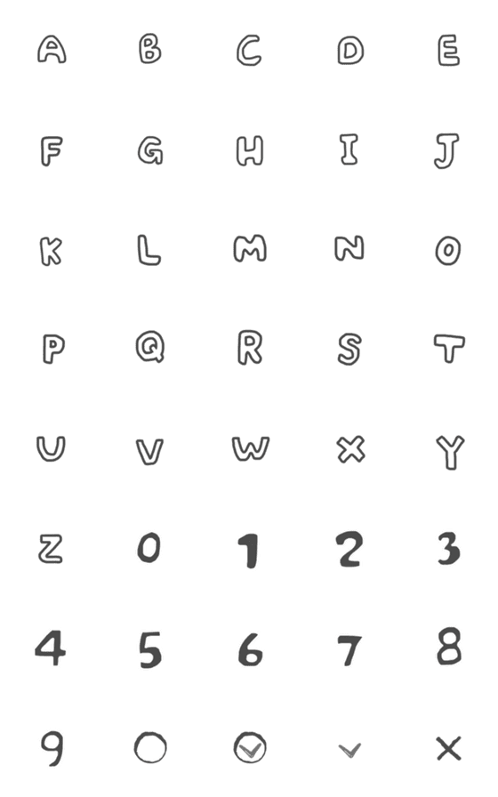 [LINE絵文字]It's ABCの画像一覧