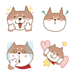 [LINE絵文字] 柴わんこのえもじの画像