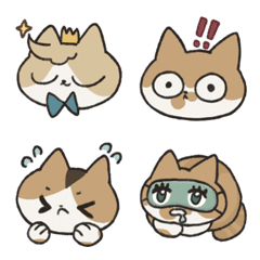 [LINE絵文字] 3 little catsの画像