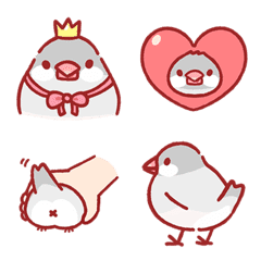 [LINE絵文字] Cha-Cha Adult bird emojiの画像