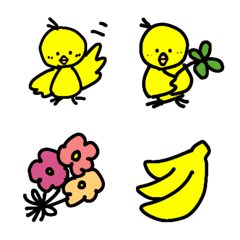 [LINE絵文字] ヒヨコのキュートな絵文字の画像
