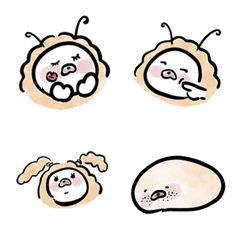 [LINE絵文字] Little Shrimp Beeの画像