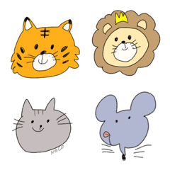 [LINE絵文字] 猫科な絵文字の画像