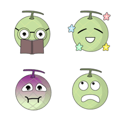 [LINE絵文字] emoji freshy melonの画像