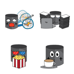 [LINE絵文字] emoji human canned headの画像