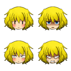 [LINE絵文字] kinpatujoshinoemojiの画像