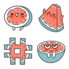 [LINE絵文字] Water melonの画像