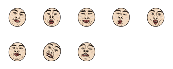 [LINE絵文字]FYR Daily Emoticon-XinXinの画像一覧