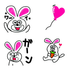 [LINE絵文字] 毎日うさぎの画像