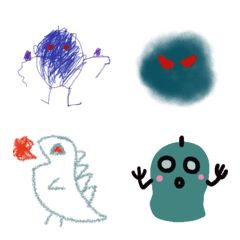 Japanese poppy characterの絵文字メイン画像