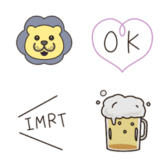 [LINE絵文字] IMRTLionの画像