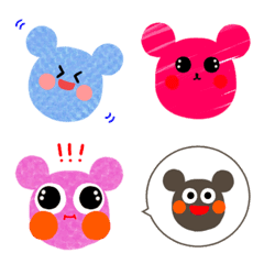 [LINE絵文字] なんか気になるクマ★2の画像
