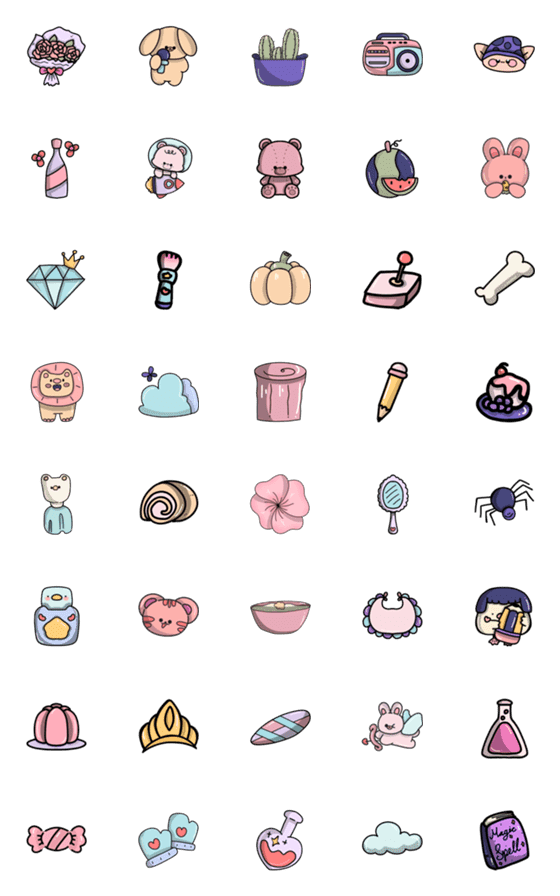 [LINE絵文字]Gummyの画像一覧