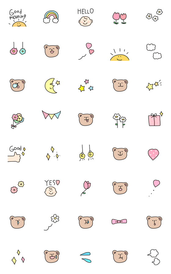 [LINE絵文字]♡cute♡絵文字の画像一覧