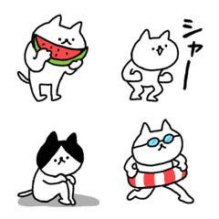 [LINE絵文字] 動くしょぼいねこ 弐の画像