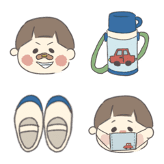 幼稚園児のママのための絵文字♡男の子ver.の絵文字メイン画像