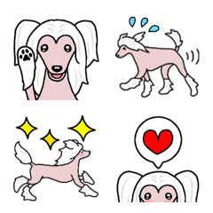 [LINE絵文字] 犬種別毎日可愛いチャイクレ絵文字の画像