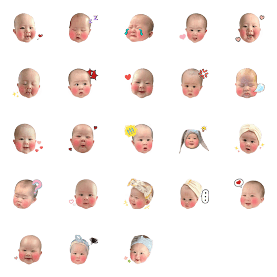[LINE絵文字]baby00009の画像一覧