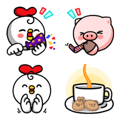 [LINE絵文字] POPO DongDong Emojiの画像