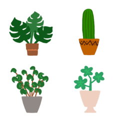 [LINE絵文字] 動く♥観葉植物の画像