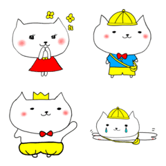 [LINE絵文字] ゆるーいねこ おにゃんの画像