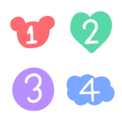 [LINE絵文字] Arabic numberals V.1の画像
