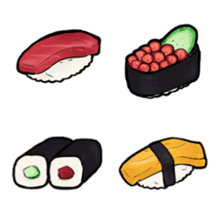 [LINE絵文字] ただの寿司の絵文字の画像