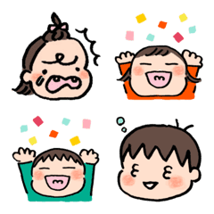 [LINE絵文字] コドモスタンプの画像