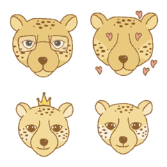 [LINE絵文字] Leopard Leopardの画像