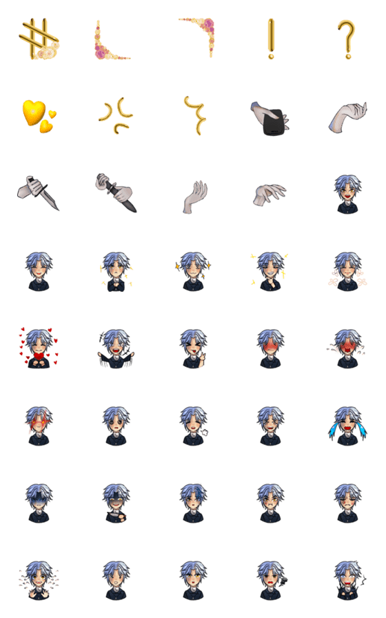 [LINE絵文字]Sasaki-kun emojiの画像一覧